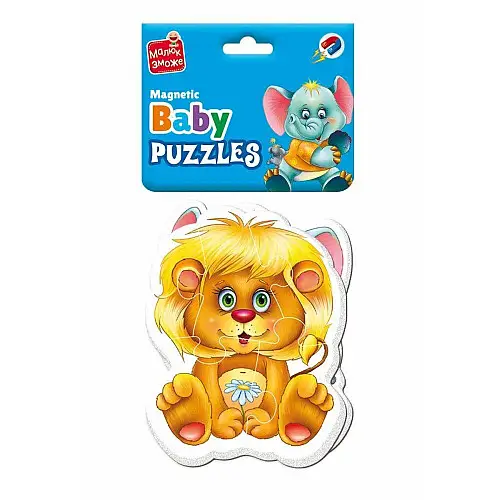 Магнітні бейбі пазли Малюк зможе Зоопарк Vladi Toys (VT3208-28)