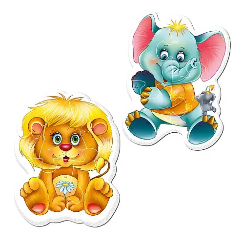 Магнітні бейбі пазли Малюк зможе Зоопарк Vladi Toys (VT3208-28)
