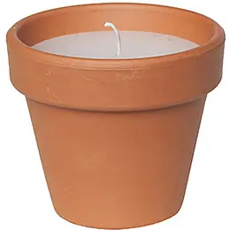 Свічка Candle pot Стандарт 10 х 11 см Коричневий з білим (000001346)