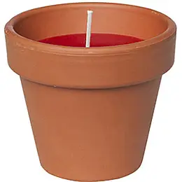 Свічка Candle pot Стандарт 10 х 11 Коричневий з бордовим (000001349)