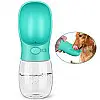Портативна напувалка SUNROZ Dog Bottle для собак 350 мл Блакитна (SUN0860)