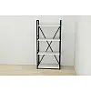 Етажерка Ferrum-decor Конект 120x60x28 см Чорний / Білий (XK00199)