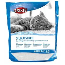 Наповнювач силікагелевий Trixie Simple Clean 5 літрів для котів