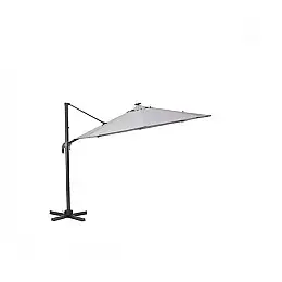 Зонт угловий Leroy Naterial Aura коричневий 2.9х2.9 м 12039671 (SKL0455)
