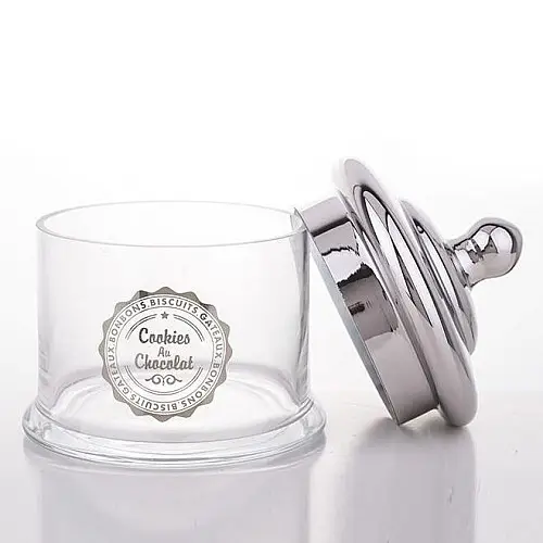 Ємність скляна з кришкою Flora 34222 16х13 см Прозорий (SK000182)