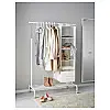 Стійка для одягу IKEA RIGGA 502.316.30 111х51х126 - 175 см Білий