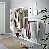 Стійка для одягу IKEA RIGGA 502.316.30 111х51х126 - 175 см Білий