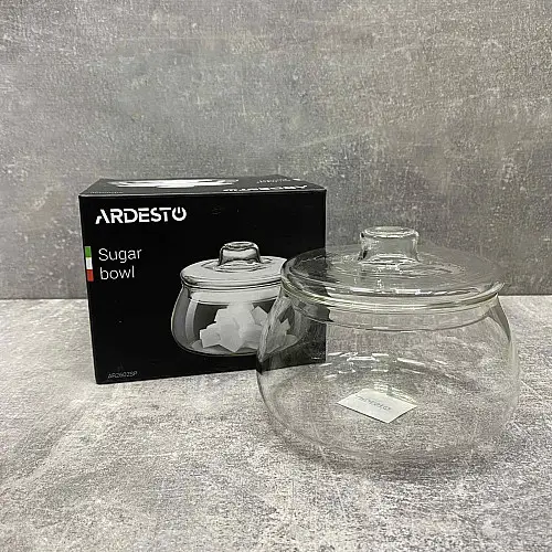 Сахарница боросиликатное стекло 500 мл Ardesto AR2602SP