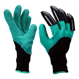 Садові рукавички з пластиковими наконечниками Garden gloves 119-8617936