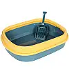 Туалет лоток для кошек Taotaopets 225501 46*38*13 см Indigo с лопаткой