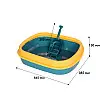 Туалет лоток для кошек Taotaopets 225501 46*38*13 см Indigo с лопаткой