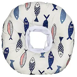М'який комір-подушка для кішок Taotaopets 048806 L (14-18 см) Fish