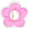 М'який комір-подушка для кішок Taotaopets 04A9904 M 2-9 см Рожевий (11033-62408)