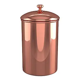 Місткість мідна для зберігання кави, чаю, спецій ZH