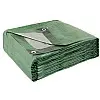 Тент двосторонній MASTERTOOL 10х12 м 130 г/м² Какі та сріблястий (89-1012)