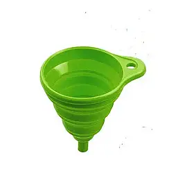 Воронка раскладная силиконовая 8*9 см Stenson 622/6783 салатовая