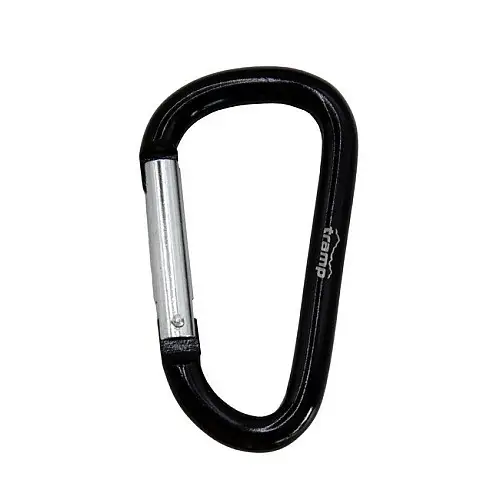 Карабін алюмінієвий без муфти 7 см Tramp UTRA-301 Black N
