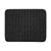 Двошаровий килимок Lesko DT856 40*50 см Black для кішачого туалету з пісковим фільтром, не ковзає.