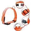 Светодиодный LED ошейник Lesko Orange S USB светящийся для собак и котов