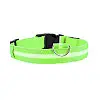 Світлодіодний LED ошийник Lesko Green L USB світиться для собак і котів
