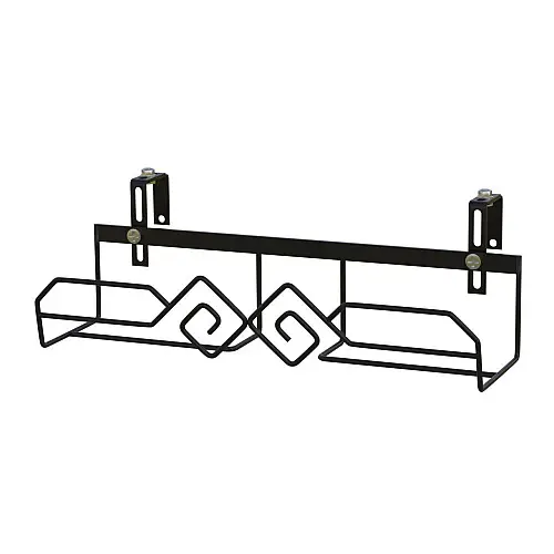 Металлическая подставка для цветов и вазонов Adore Décor 12х16х51 см Черный