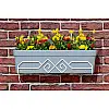 Металлическая подставка для цветов и вазонов Adore Décor 12х16х51 см Белый