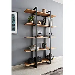 Стелаж з металу I loft you 190х30х120 см Чорний (2074018204)