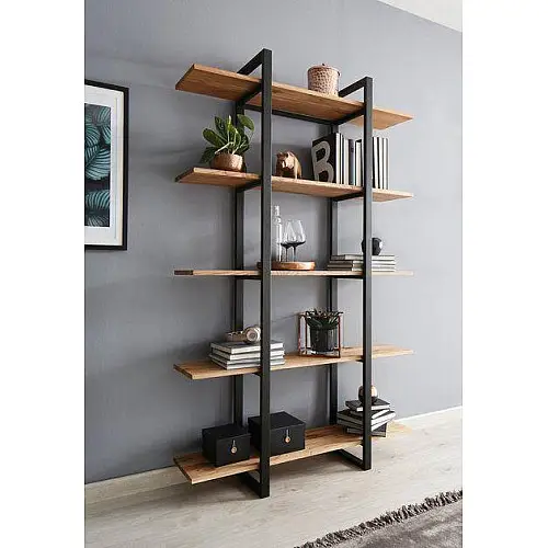 Стеллаж из металла I loft you 190х30х120 см Черный (2074018204)