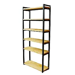 Стелаж I loft you 150х60х30 см Чорний (1885553657)