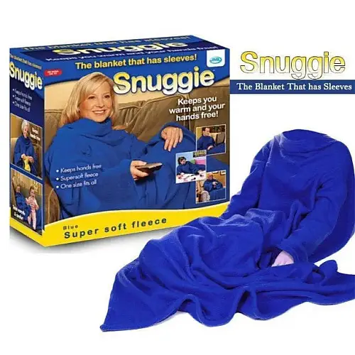 Плед з рукавами OPT-TOP Snuggie Blanket синій (1756375291)