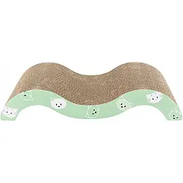 Когтеточка Trixie Mimi Wave 50х29х9 см бирюзовая