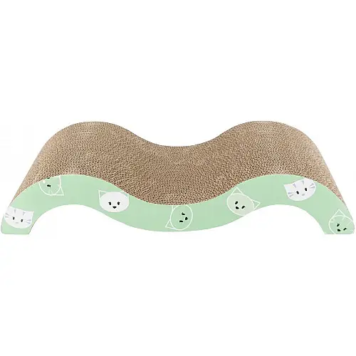 Когтеточка Trixie Mimi Wave 50х29х9 см бирюзовая