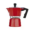 Гейзерная кофеварка Barazzoni La Caffettiera на 3 чашки красный (1521)