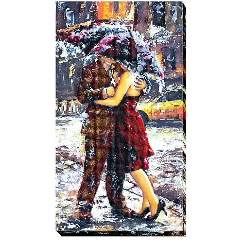 Набор для вышивки бисером "История любви-2" Abris Art AB-406 47х24 см
