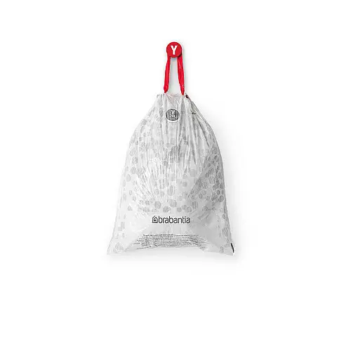 Набір пакетів для сміття Brabantia 20 л Y 40 шт Білий
