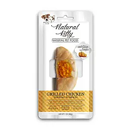 Ласощі для кішок та собак Natural Kitty Original Series Курка-гриль у гарбузовому соусі 30 г