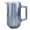 Кувшин для напитков TS Kitchen Lirmartur 1,2 л граненный из толстого стекла серый (HP528)