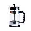 Френч-пресс чайник стеклянный TS Kitchen Haus Roland 1 литр с фильтром хром (HP33541)