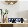 Настільний електронний LED годинник з будильником VST 6802 Чорний