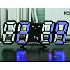 Настільний електронний LED годинник з будильником VST 6802 Чорний