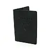 Шкіряна обкладинка на військовий квиток DNK Leather-Military-doc-H-col.J чорний