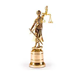 Cтатуетка Феміда Virtus Figure Justice Small бронза 26 x 7,5 см (1340)