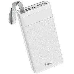 УМБ портативний зарядний Power Bank HOCO J73 30000mAh 2USB Білий