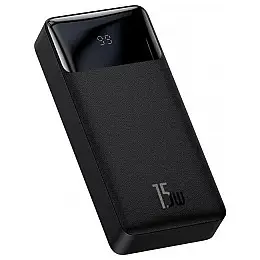 УМБ Power Bank BASEUS Bipow PPDML-J01 20000mAh 2USB Type-C 3A 15W QC чорний