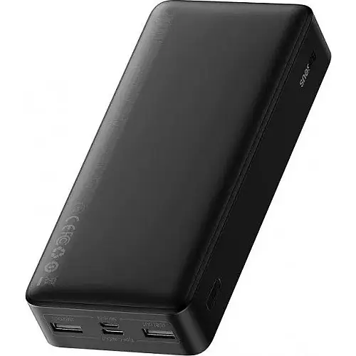 УМБ Power Bank BASEUS Bipow PPDML-J01 20000mAh 2USB Type-C 3A 15W QC чорний