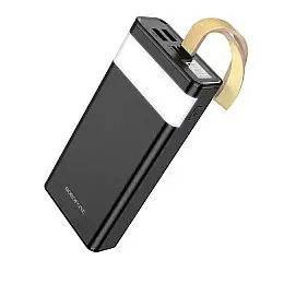 УМБ BOROFONE Coolmy power bank BJ18 20000mAh 2USB/1Type-C 2A з лампою чорний