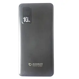 Повербанк Maxmate 10000mAh MMP10L з індикатором чорний