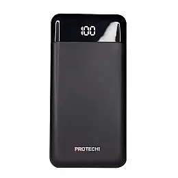 Внешній акумулятор Power Bank ProTech B-06 LCD LED Ліхтарик 30000 mAh Чорний (3_02405)