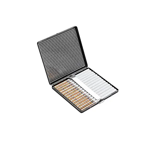 Портсигар на 10 сигарет CH Cigarette Case Slim Metal Серебристый (40519019SL)