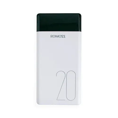УМБ Power Bank Romoss LT20 20000mAh повербанк з екраном White (11240-hbr)